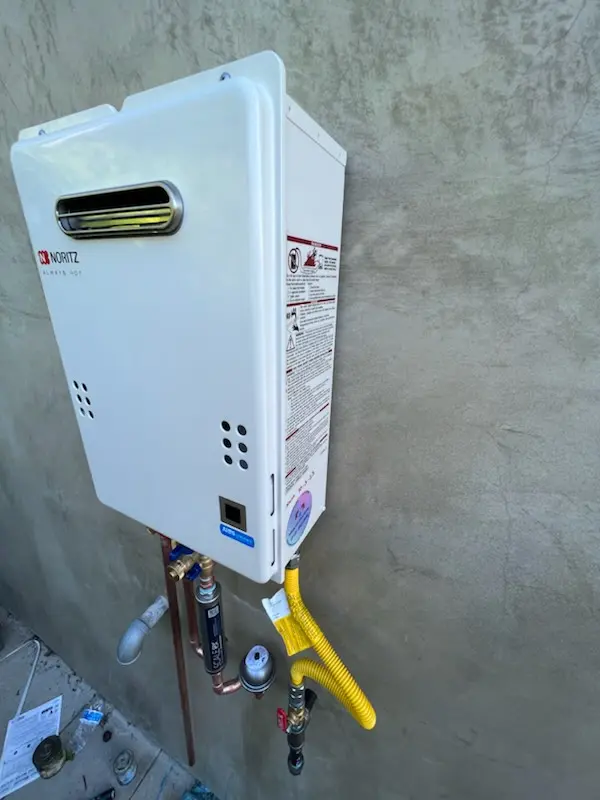 Tankless water heater installation for Moorestown homes
